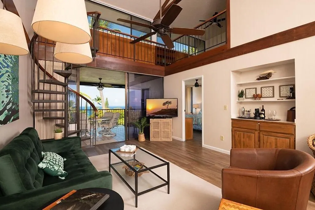 Just Remodeled-Amazing Ocean Views Over Lush Golf Course-Country Club Villas 320 Kailua-Kona 0*,